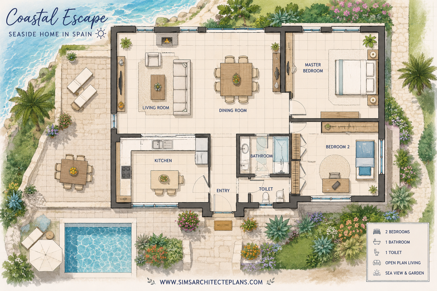 Coastal Escape – Seaside Home in Spain